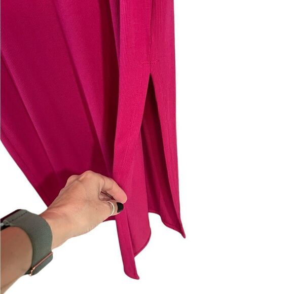 Bourdeaux Long Sleeve Maxi Dress Pink Anthropologie size Small/petite - Picture 9 of 14